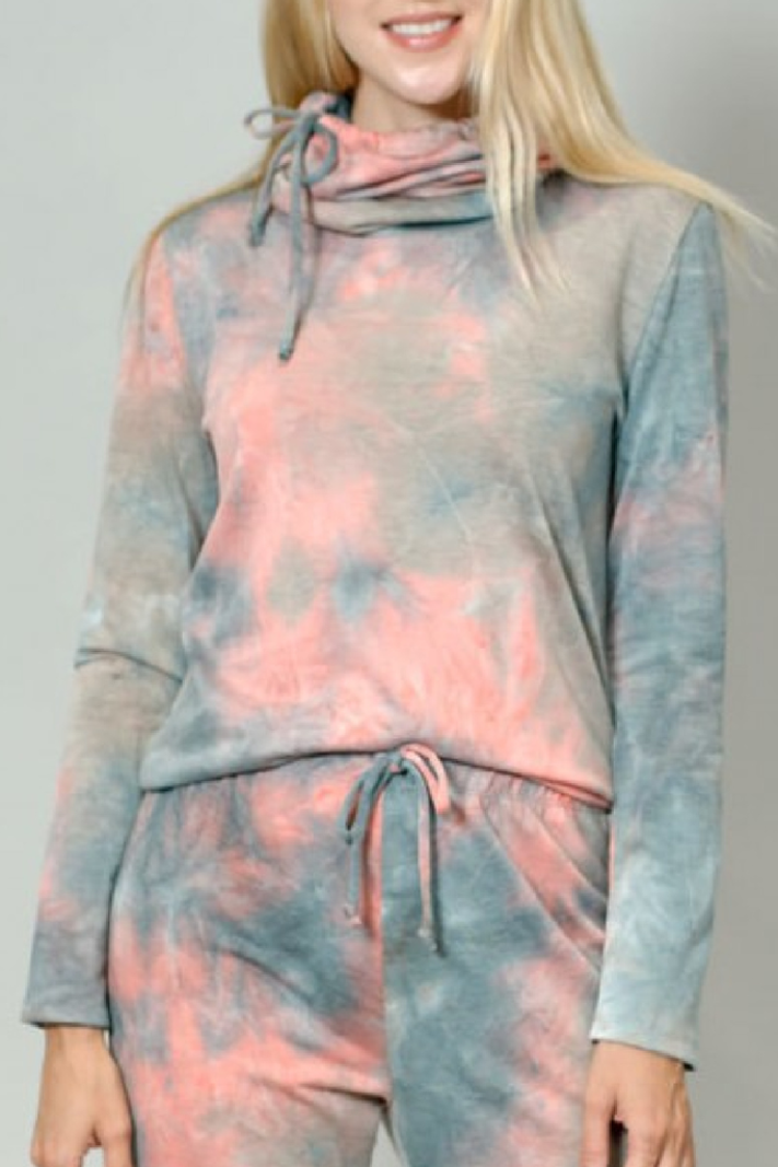 Coin 1804 Long Sleeve Gaiter Tie Dye