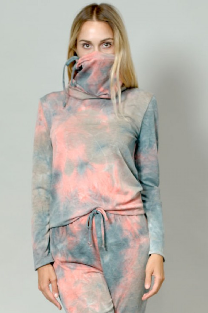 Coin 1804 Long Sleeve Gaiter Tie Dye