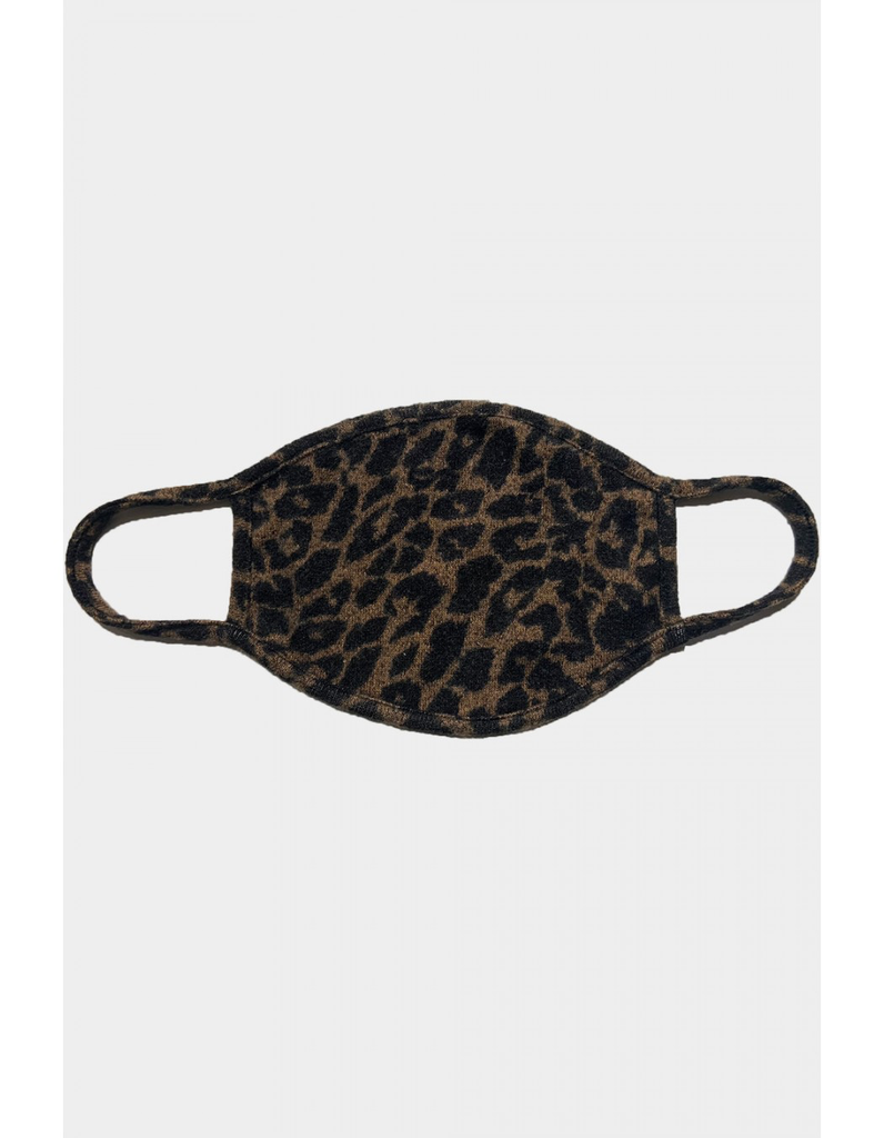 Coin 1804 Cozy Mask Animal Print Brown