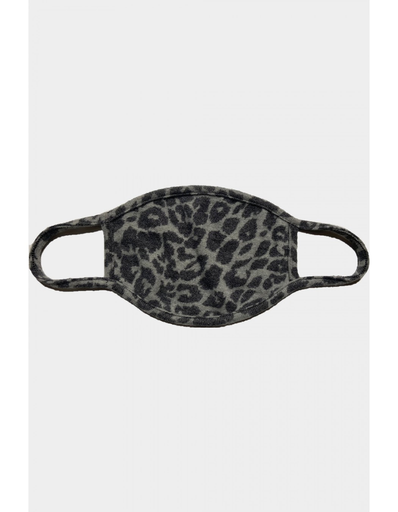 Coin 1804 Cozy Mask Animal Print Grey