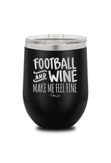Piper Lou Football And Wine Wine Cup, sale item, Was $29.99