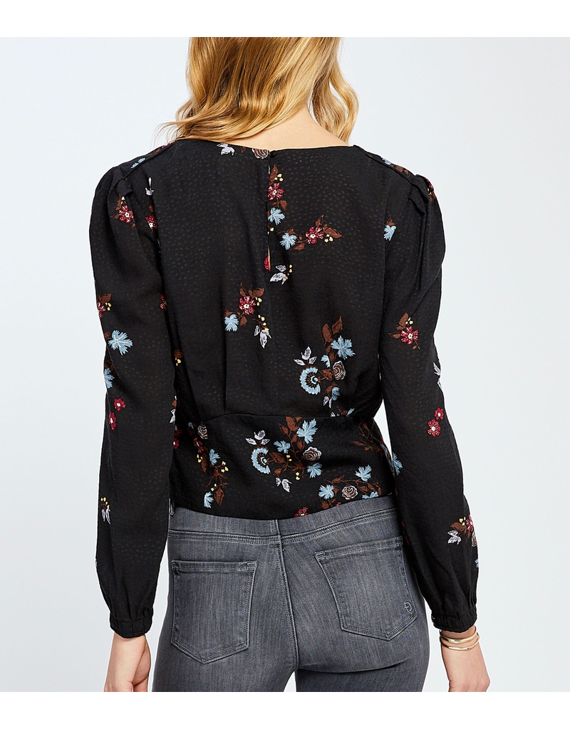 Gentle Fawn Cropped Floral Blouse, sale item, Was $89