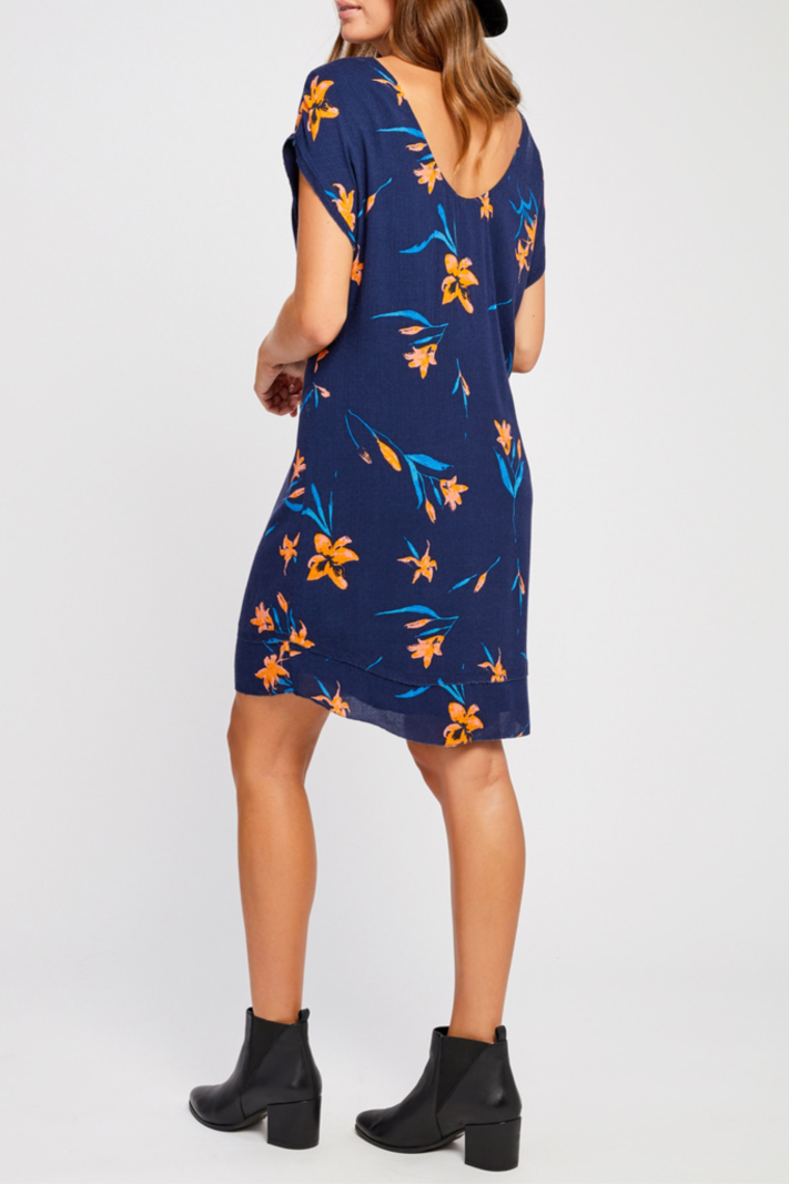 Gentle Fawn Navy Floral Dress