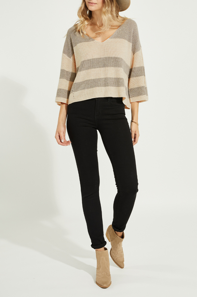 Gentle Fawn Three quarter sleeve sweater