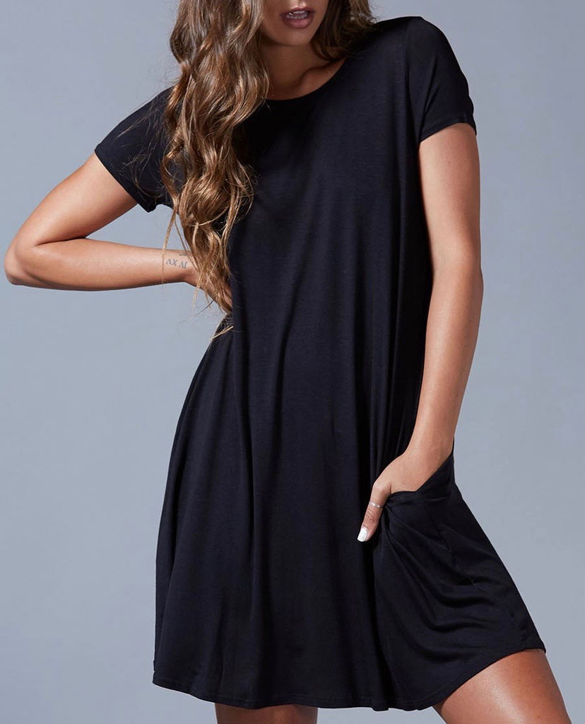 Peach Love CA Peach Love CA Solid Knit Tunic Dress, sale item, Was $48