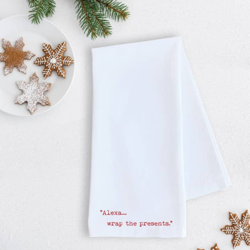 Devenie Designs Alexa Wrap Presents Tea Towel