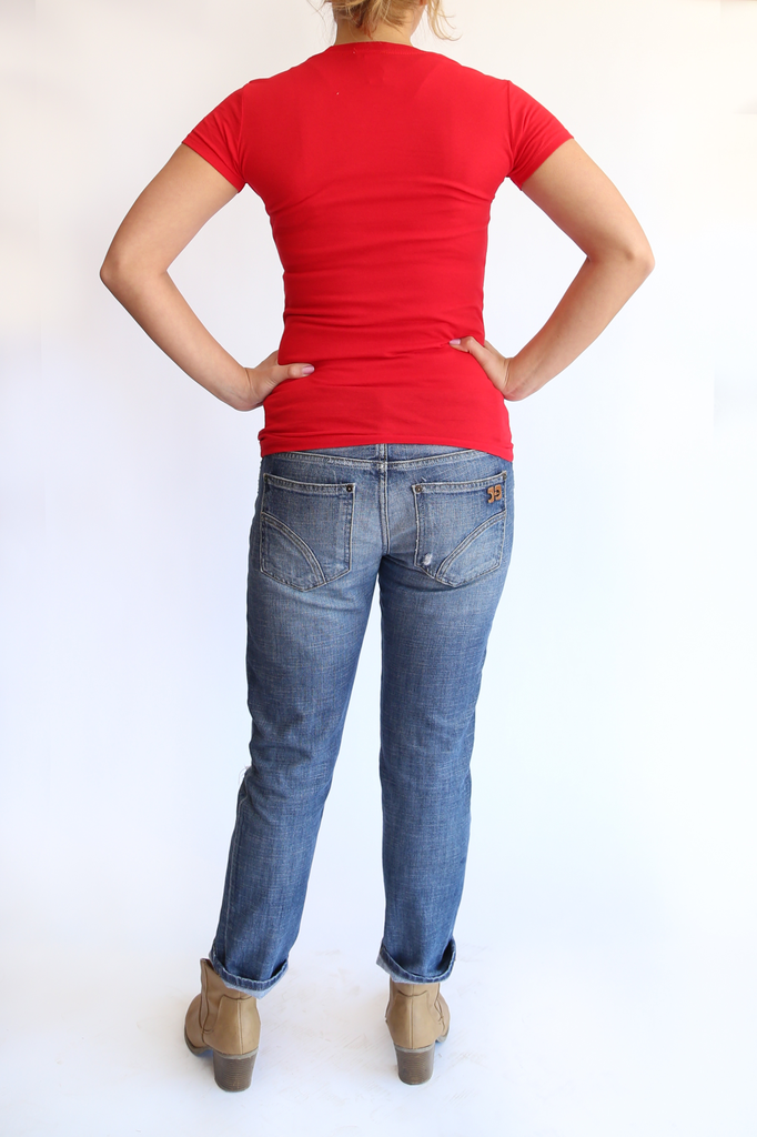 Great to Be Here Tees Ohio Girl Tee, Red, asle item, Was $25