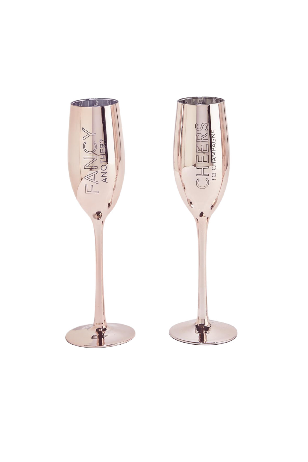 Quinn Champagne Flute Glasses, Set of 2 - Slowdance