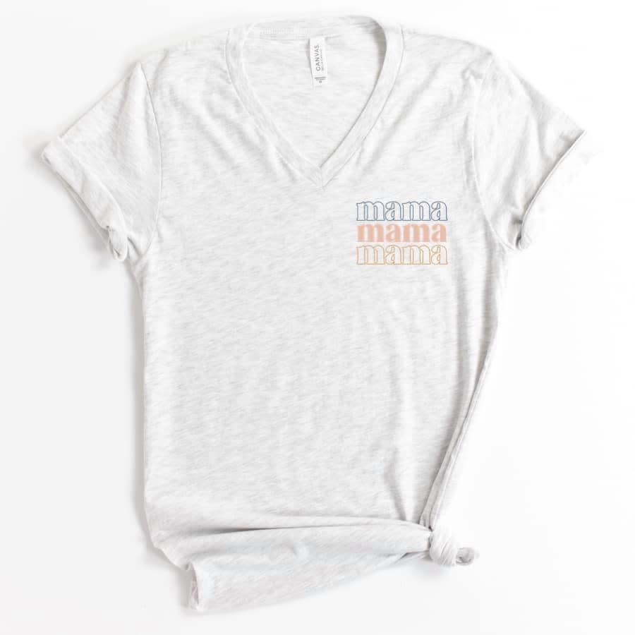 Type A Tees Mama V-neck Tee