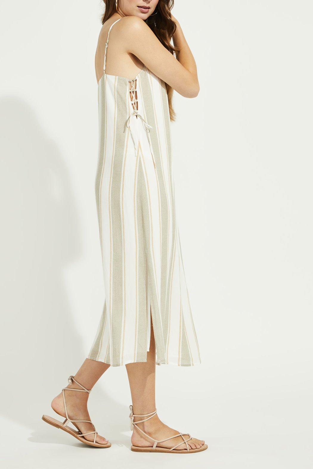 Gentle Fawn Side Lace Up Dress