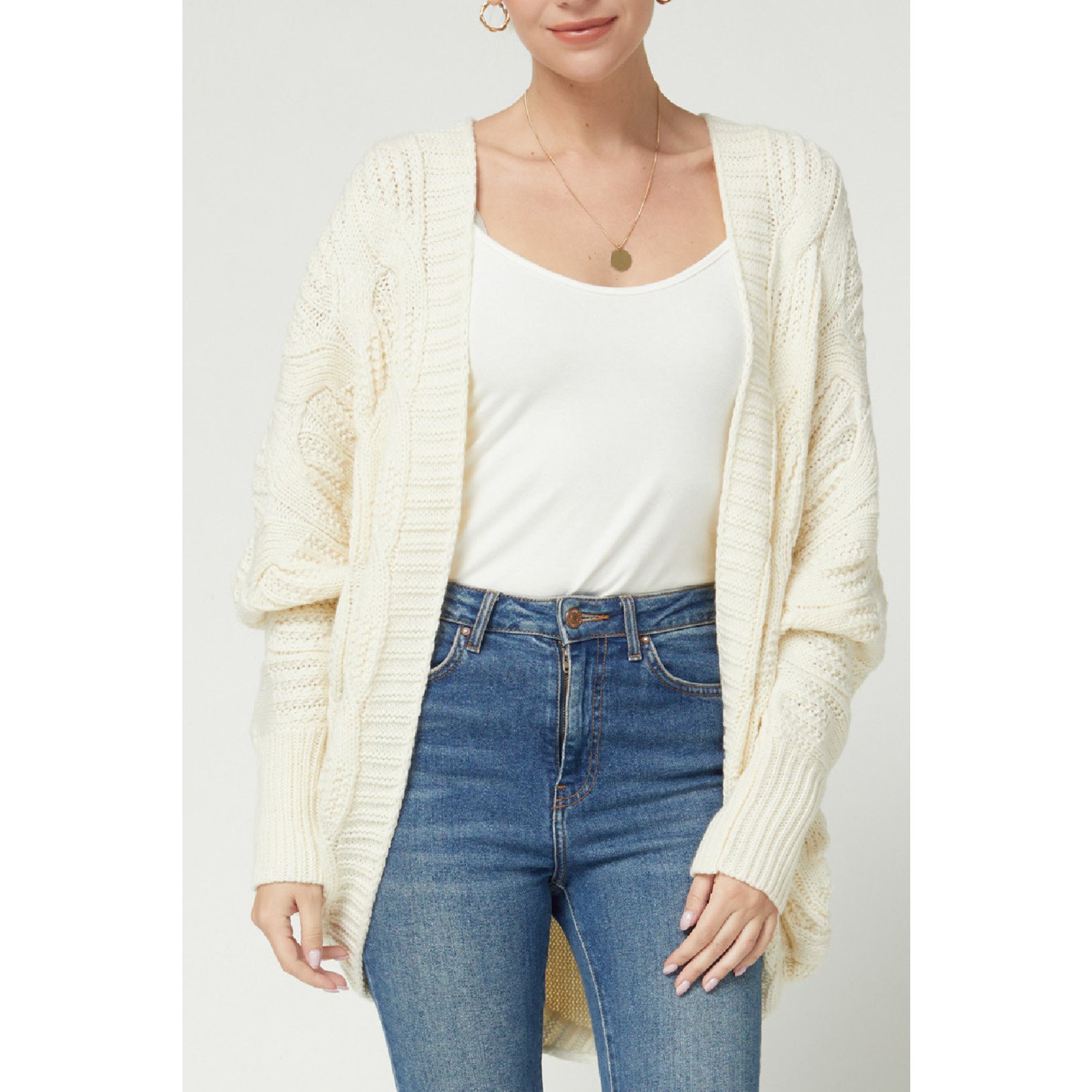 Entro Cable Knit Cardigan