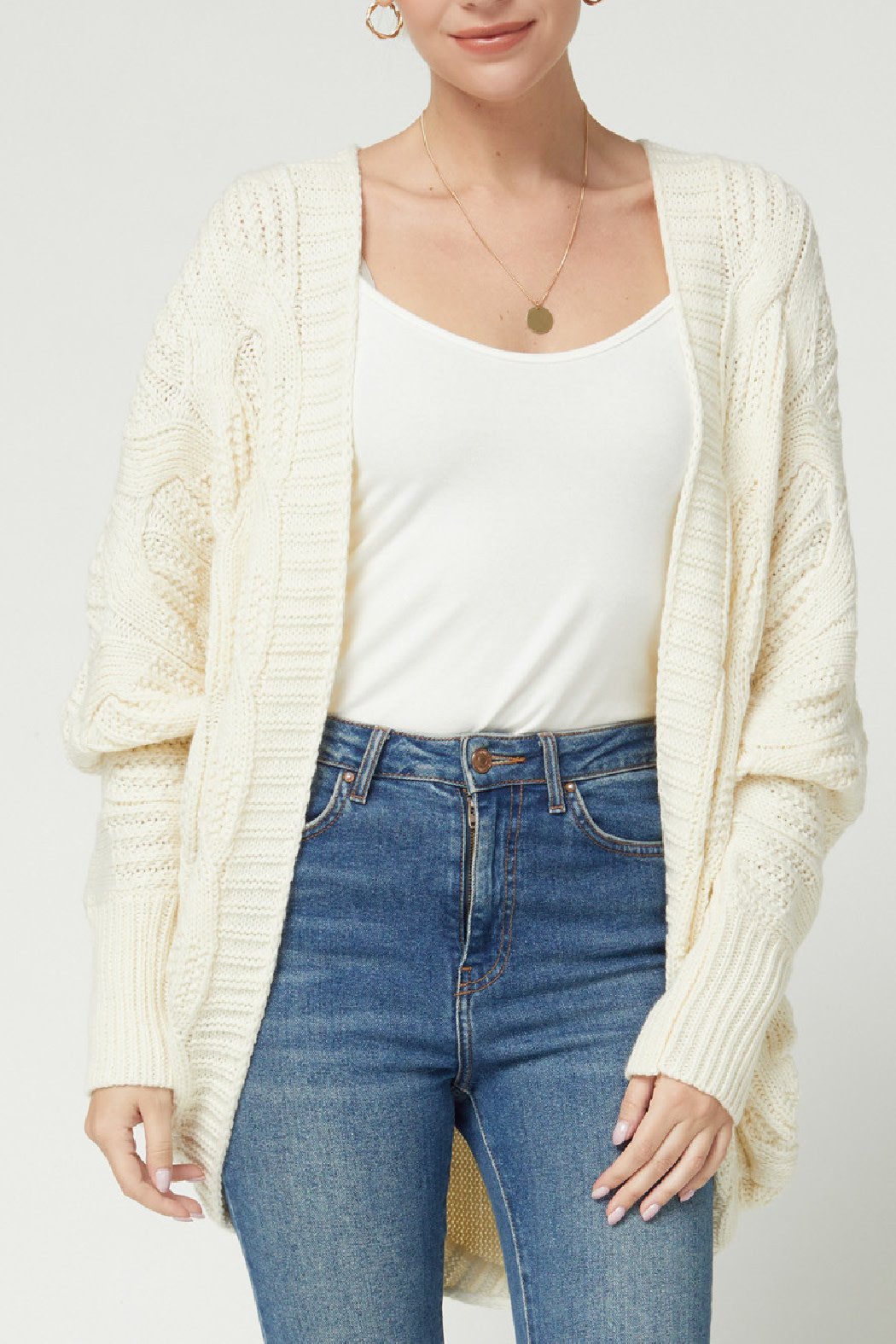 Entro Cable Knit Cardigan