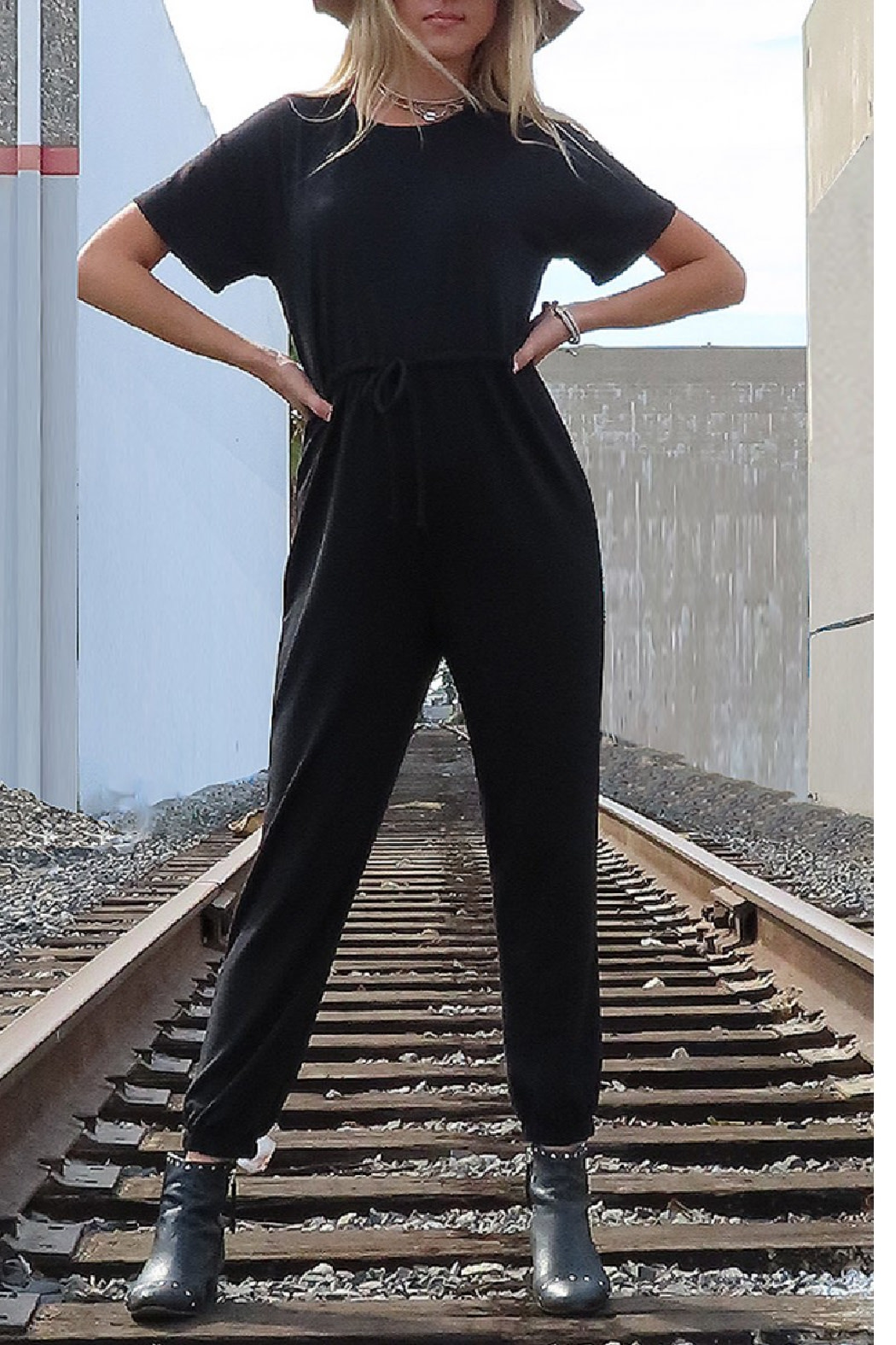 Trend Boutique Jogger Jumpsuit