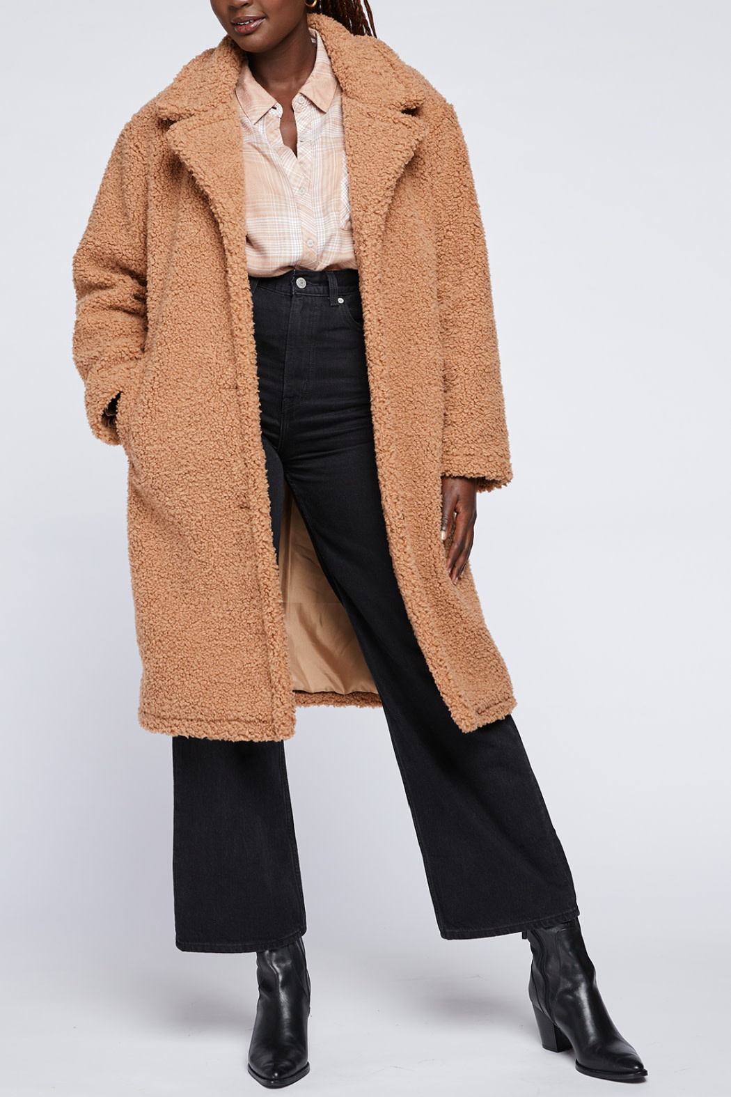 Gentle Fawn Soft Faux Shearling Coat