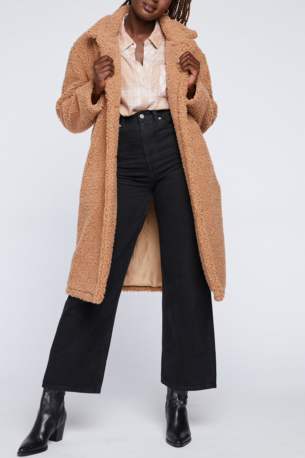 Gentle Fawn Soft Faux Shearling Coat