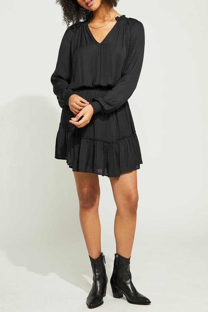 Gentle Fawn Woven jacquard dress