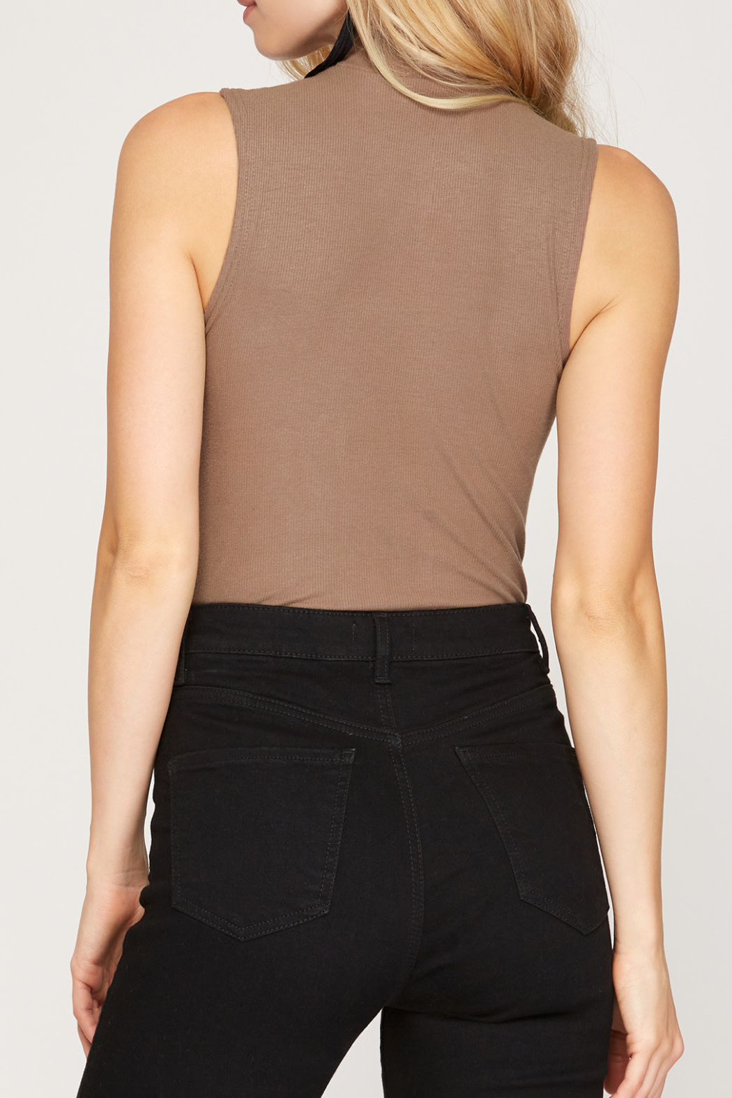 She & Sky Brushed knit bodysuit