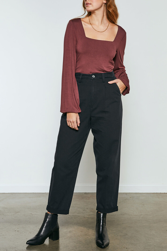 Gentle Fawn Double Layered Square Neckline top