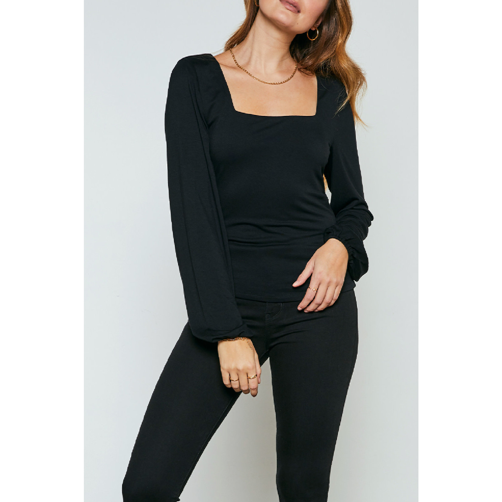 Gentle Fawn Double Layered Square Neckline top