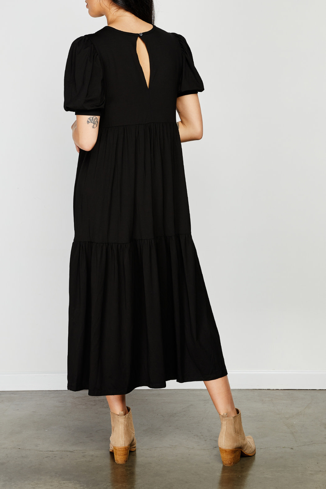 Gentle Fawn Short Sleeve Maxi Dress