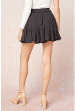 Entro Waist Tie Skirt with Shorts