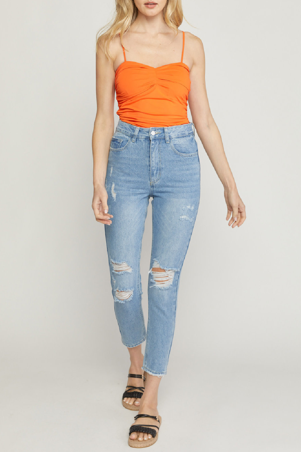 Entro Ruched detail bodysuit