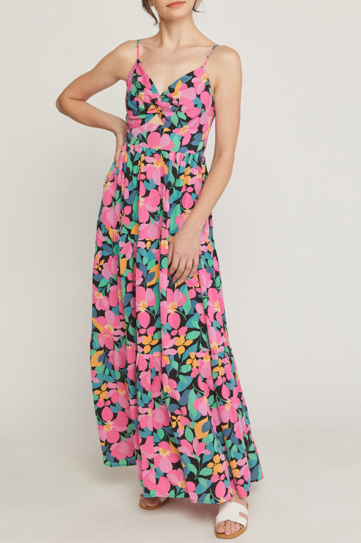 Entro Floral Maxi with Cutout