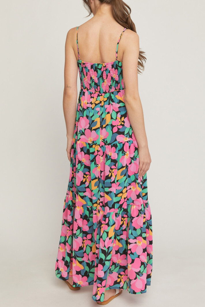 Entro Floral Maxi with Cutout