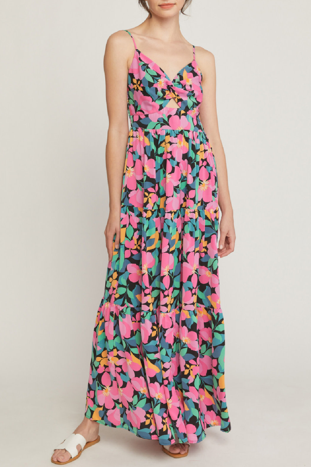 Entro Floral Maxi with Cutout