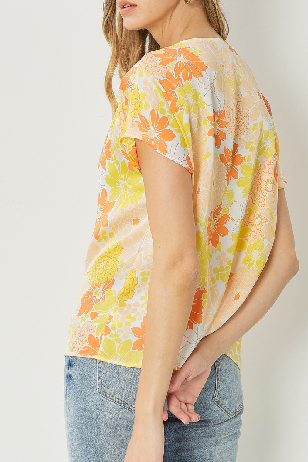 Center Ruffle Top