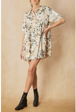 Entro Printed button front dress