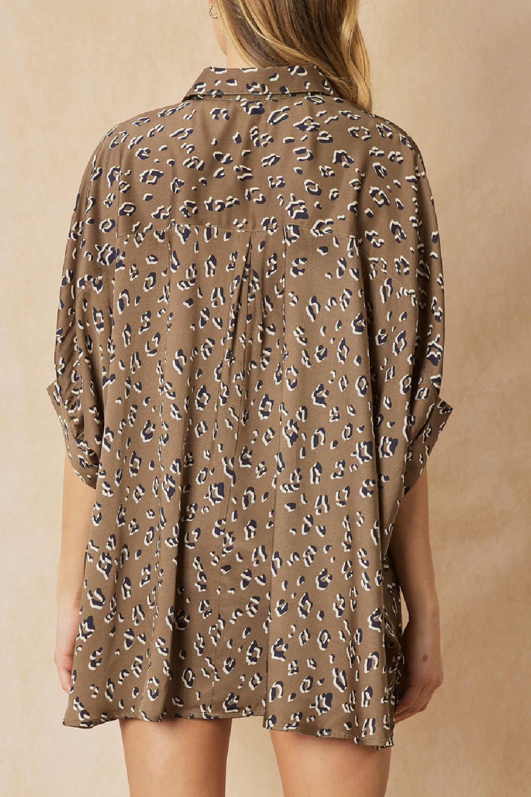 Entro Animal print button up