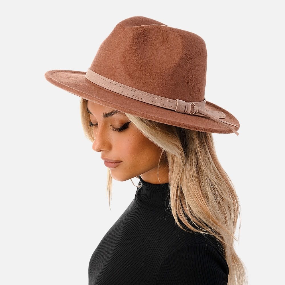 Marcus Adler Felt wide brim hat with band