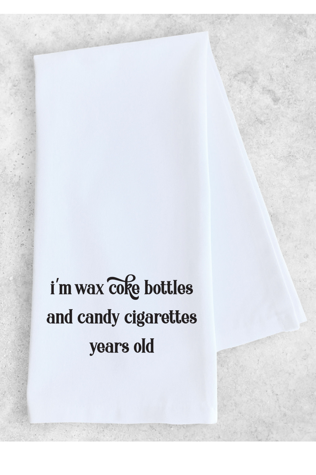 Devenie Designs Candy Cigarette Tea Towel