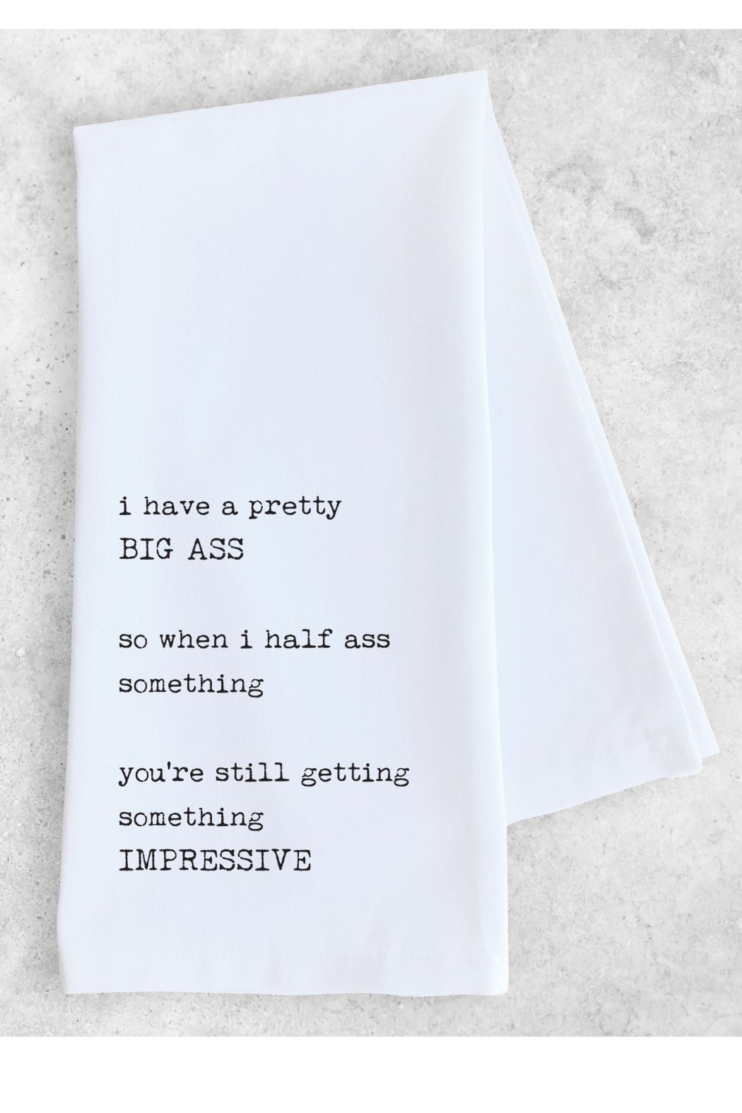 Devenie Designs Big A** Tea Towel