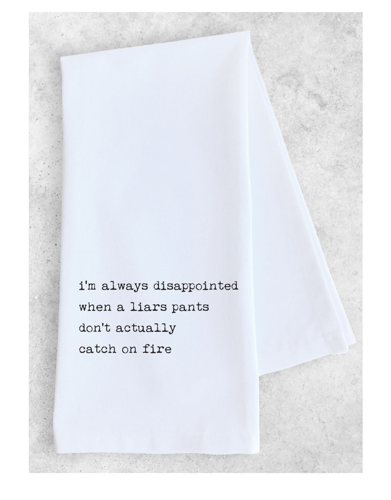 Devenie Designs Liar Liar Tea Towel