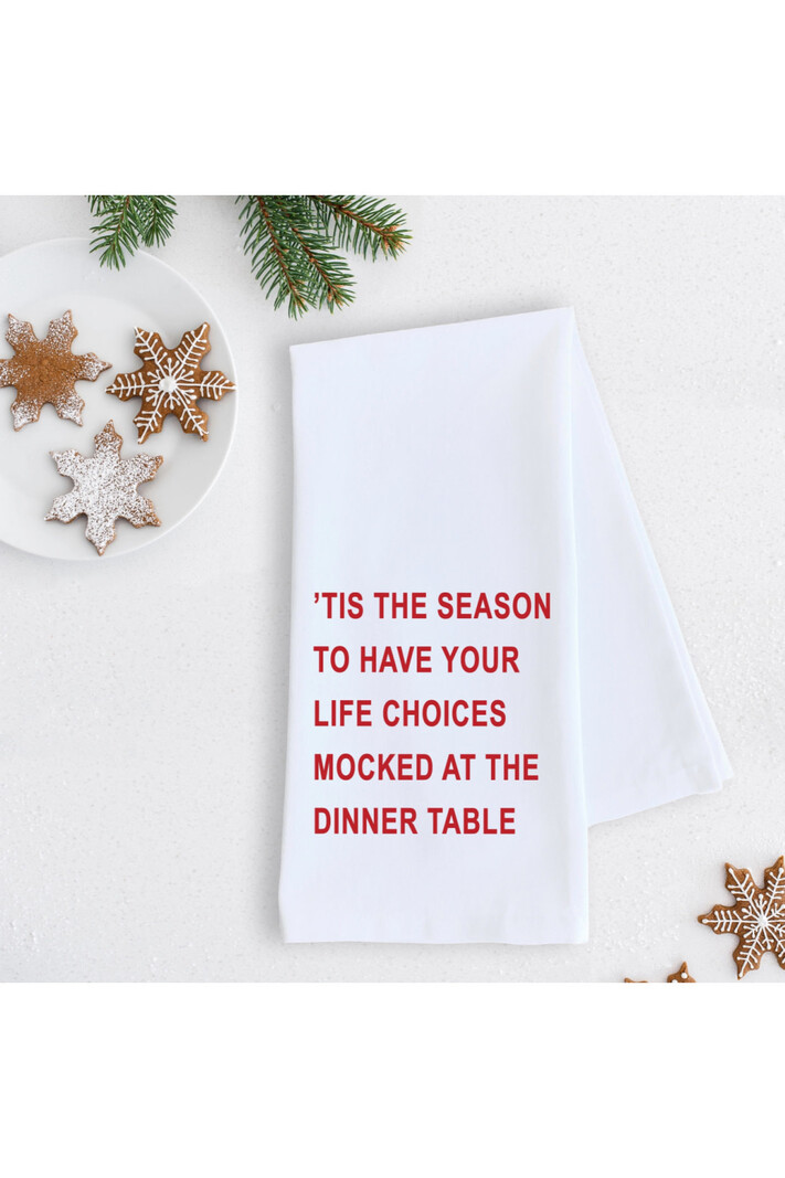 Devenie Designs Life Choices Tea Towel