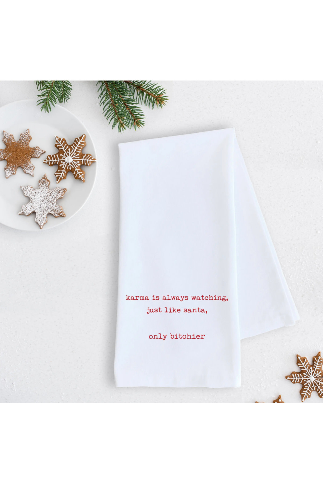Devenie Designs Karma Tea Towel