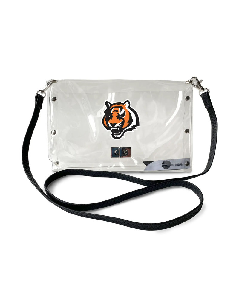 Officially Licensed Bengals Clear Crossbody - Trend Boutique