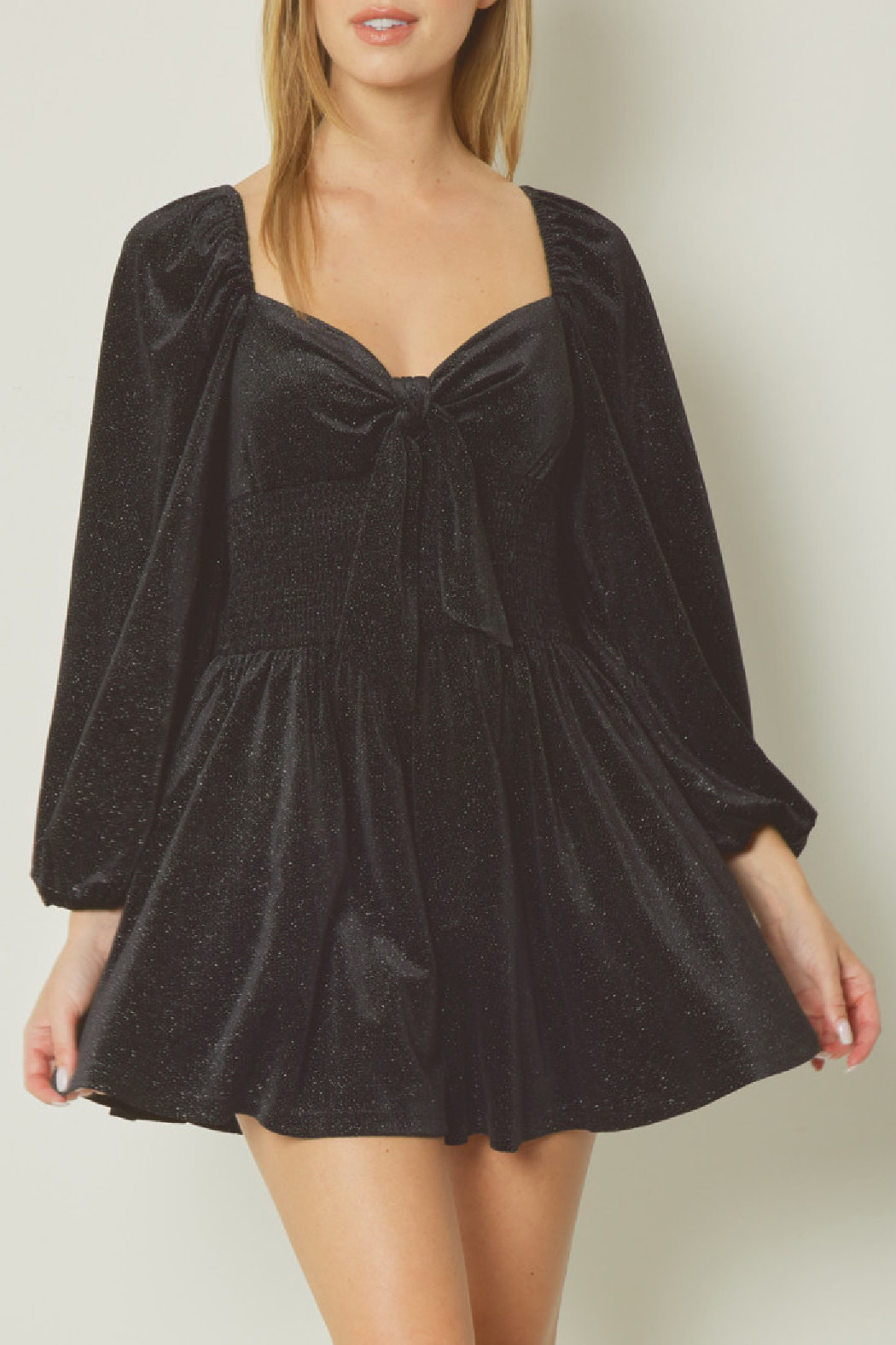 Entro Glittery Long Sleeve Romper