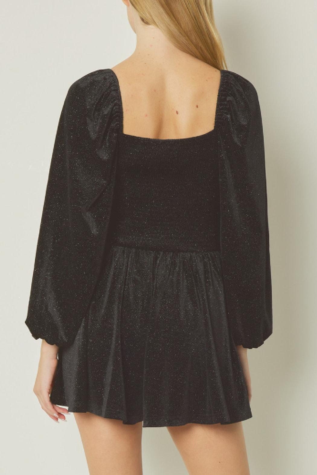 Entro Glittery Long Sleeve Romper