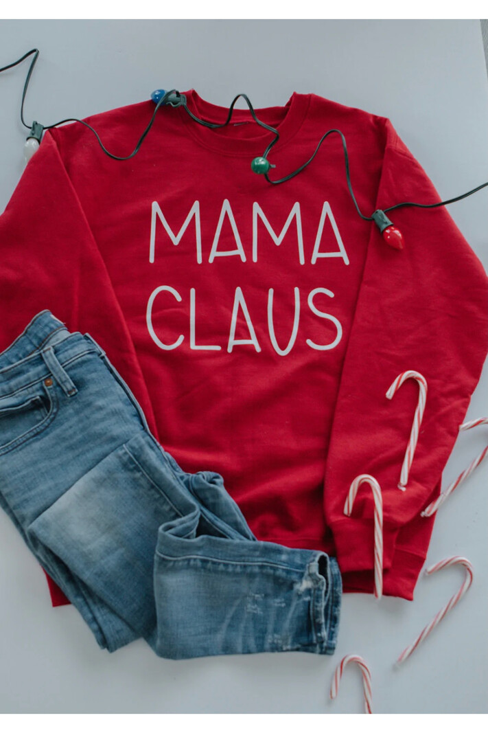 Type A Tees Mama Claus Sweatshirt