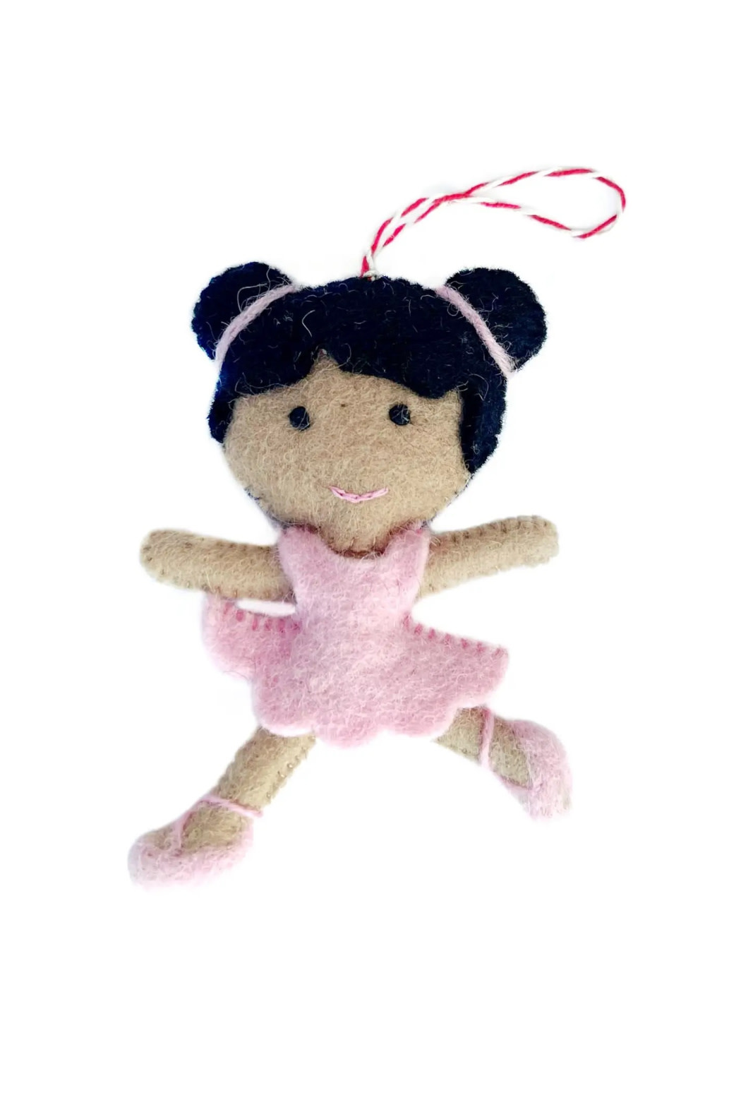 Ornaments 4 Orphans Ballerina Felt Wool Christmas Ornament