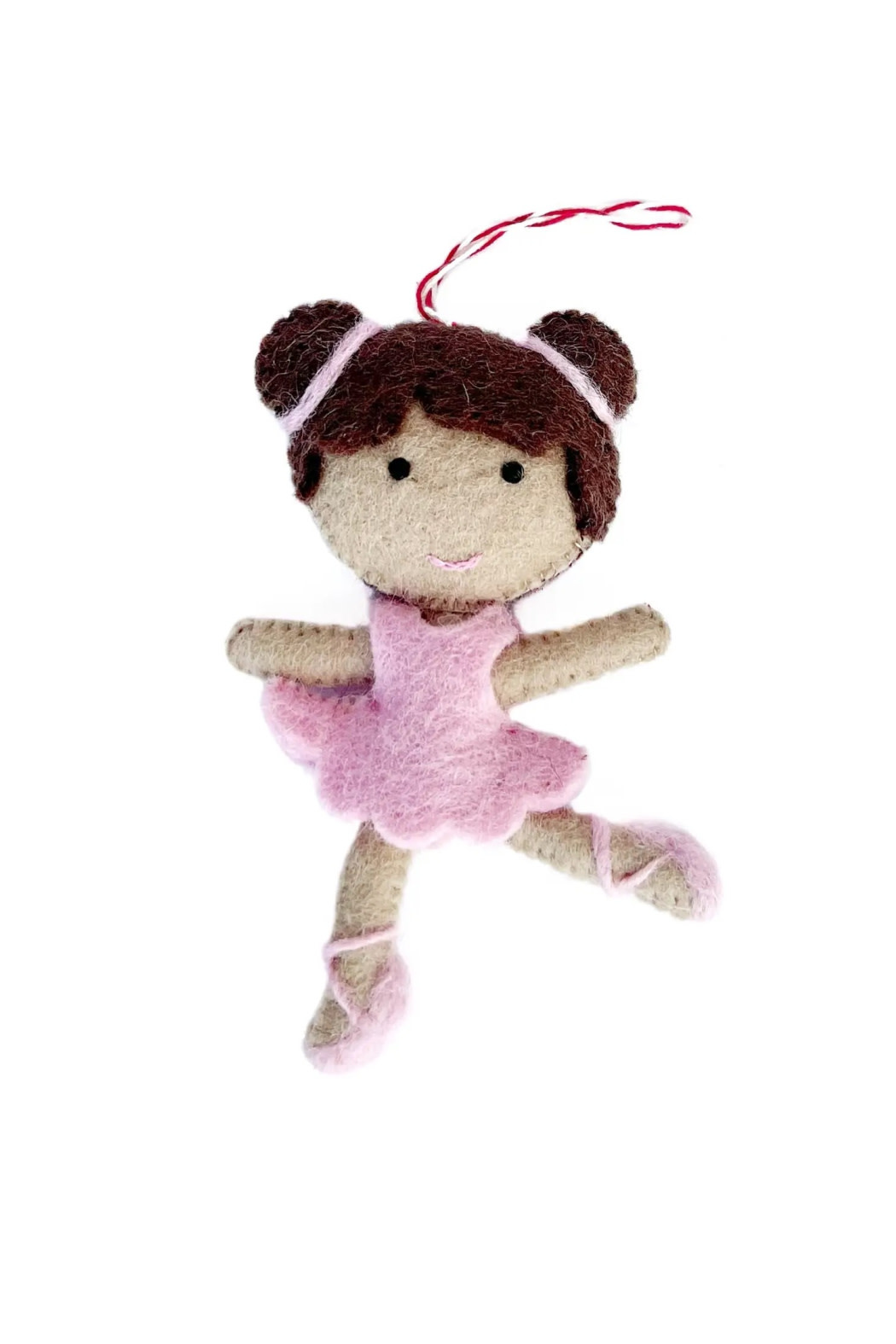 Ornaments 4 Orphans Ballerina Felt Wool Christmas Ornament