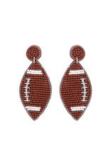 Viv & Lou Football Earrings