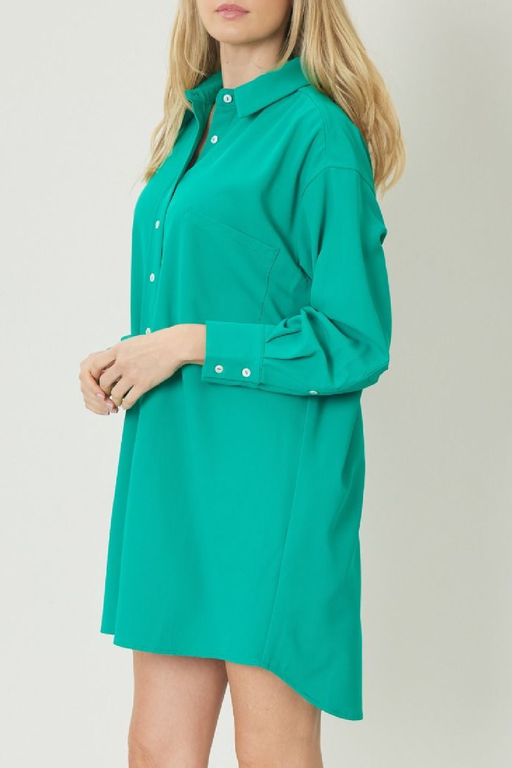 Entro Button Up Dress Tunic