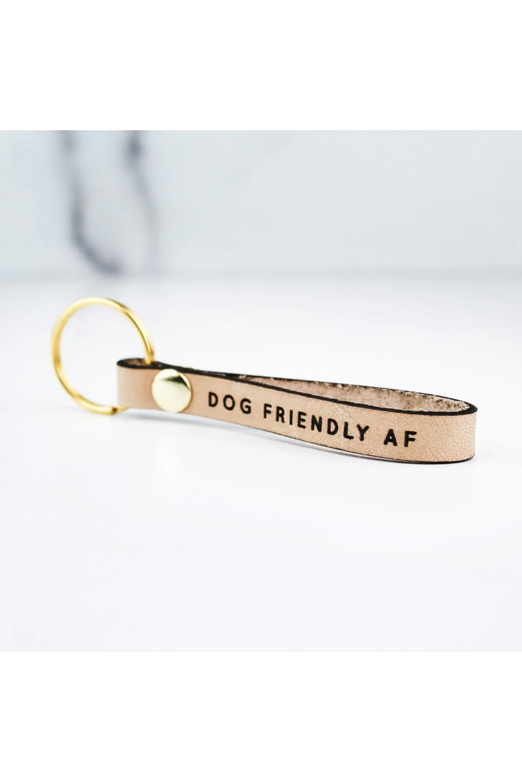 Freshwater Design Company Dog Friendly AF Keychain