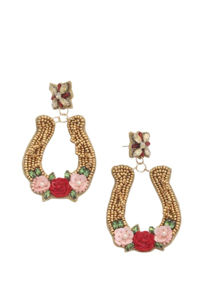 Trend Boutique Horseshoe Derby earring