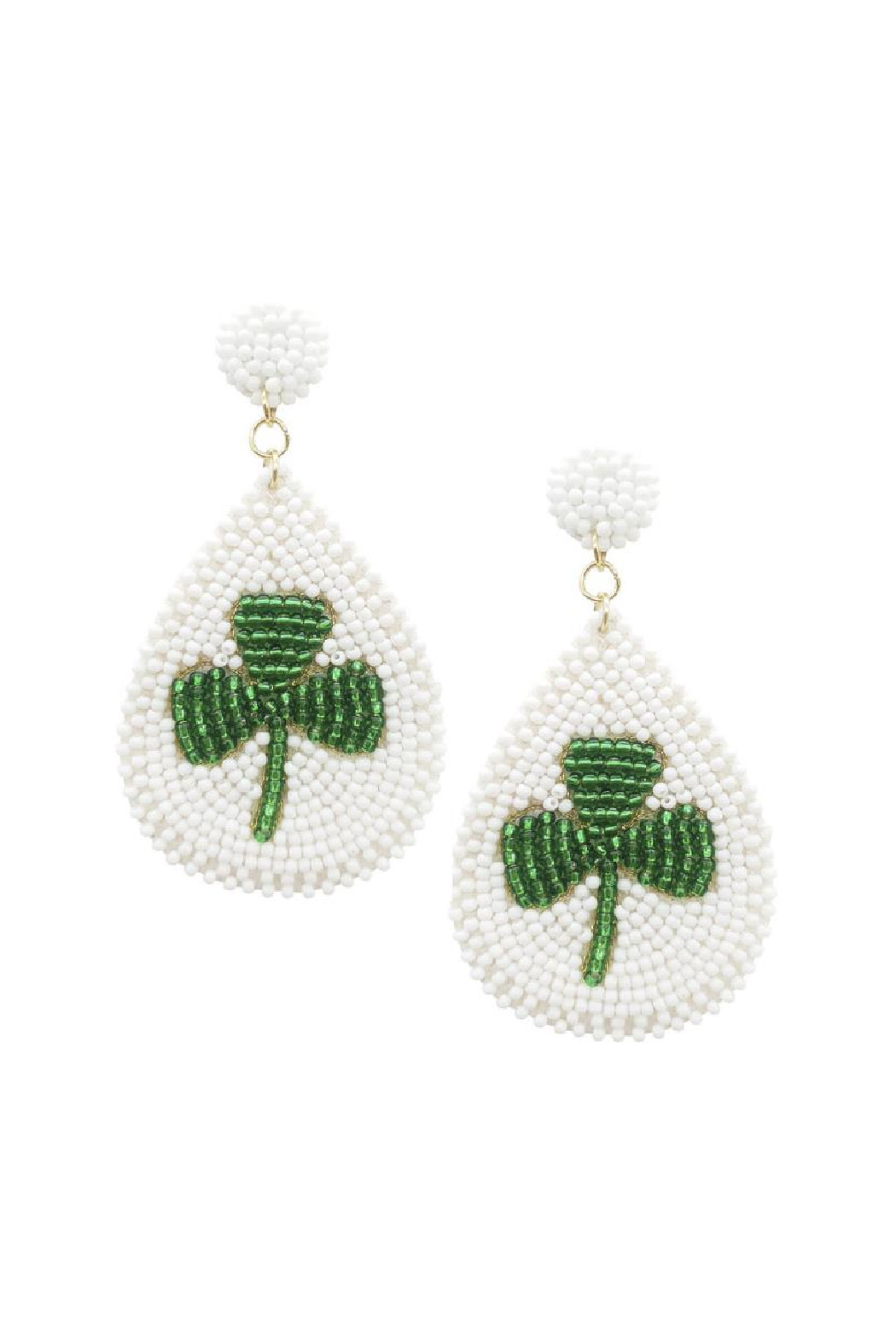 Trend Boutique Shamrock bead earring