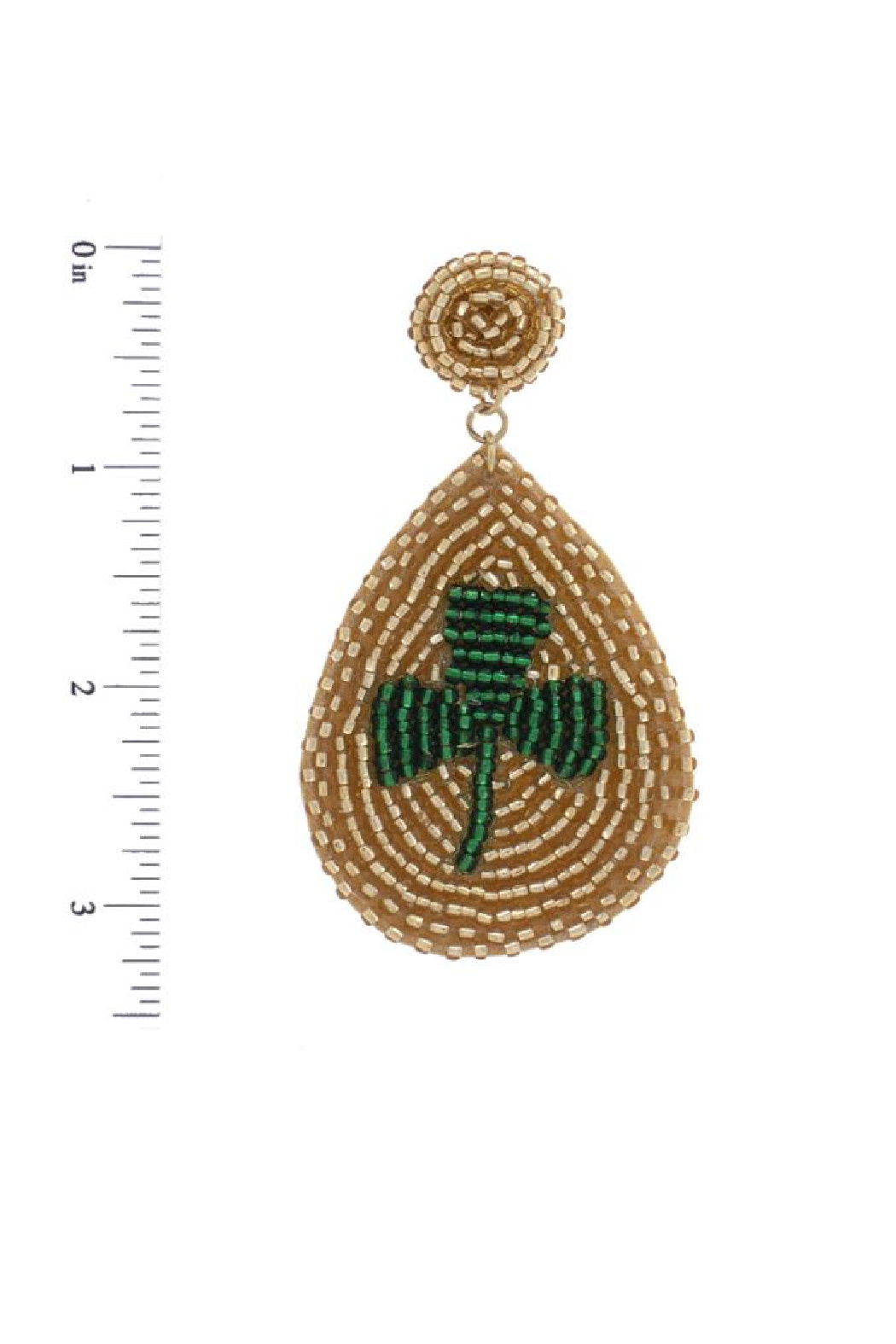 Trend Boutique Shamrock bead earring